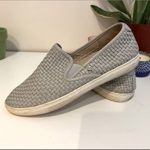 JSlides NYC grey slip-on sneakers